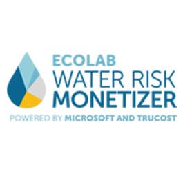 Ecolab Water Risk Monetizer powered by Microsoft and Trucost.