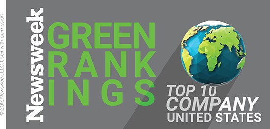 Newsweek Green Rankings Top 10 Company U.S.