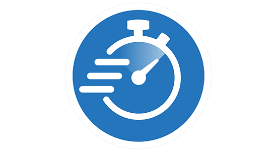 Fast time resolutions icon