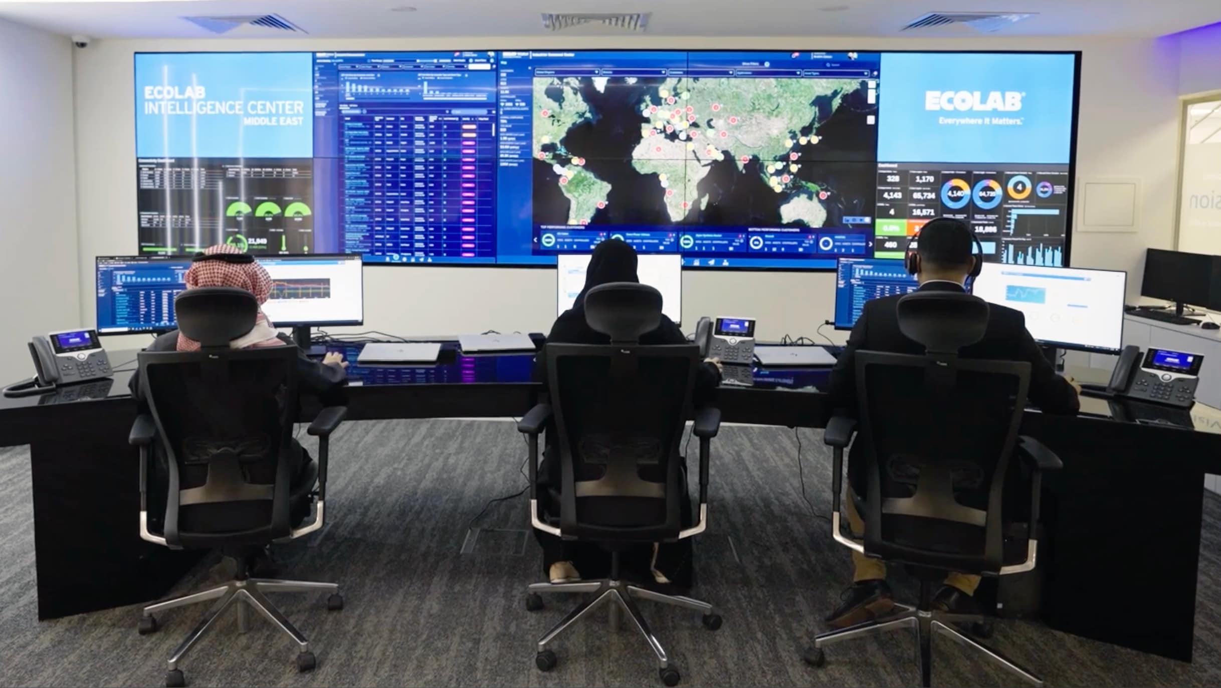 Inside the MENA NalcoWater Command Center