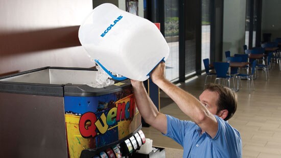 Ice handler ice bucket icehandling