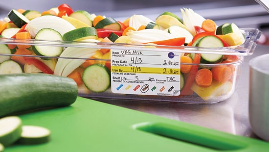 Pro Pak Food Rotation Labels Daydots Food Rotation Labels | Ecolab