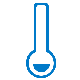 Thermometer icon.