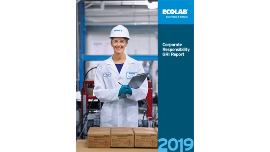 2019 GRI cover image, AWS Certification Plant Imagery