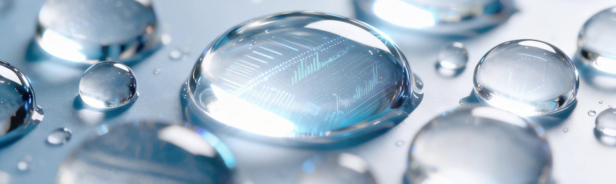 Digital water droplets